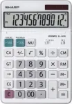 Sharp EL-340W stalinis skaičiuotuvas, baltas, su pasukamu ekranu