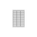 Antivandalinis lipdukas Lazerinis AVERY L6114 Baltas