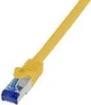 Logilink Professional - Pataisinis kabelis - RJ-45 (ki&scaron;tukas) į RJ-45 (ki&scaron;tukas) - 1 m - 6 mm - S/FTP - Cat.7 laidas (kabelis) / CAT 6a (prievadai) - Halogen-Free, liejinis, be užkliuvimo - Geltonas, RAL 1018 (C6A037S)
