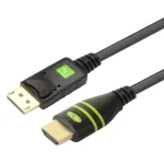 Techly DisplayPort į HDMI kabelis keitiklis 5 m ICOC DSP-H-050