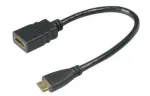 HDMI laidas Akasa AK-CBHD10-25BK 0,25 m