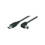 Wentronic Goobay USB 2.0 Hi-Speed laidas, juodas, 2 m - USB 2.0 ki&scaron;tukas (A tipas) > USB 2.0 ki&scaron;tukas (B tipas) (50856)