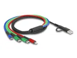 USB laidas DeLOCK 87035 1,2 m USB 2.0 USB-A USB-C Micro USB-B Lightning