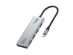 Gembird UHB-CM-U310-A4-01 USB-C &scaron;akotuvas, 4x USB-A 3.2 Gen 2