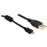 USB laidas DeLOCK USB 2.0 A &ndash; Micro-USB B 3 m juodas