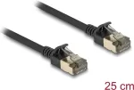 DeLOCK RJ45 Cat.8.1 tinklo kabelis 0,25 m juodas