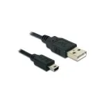 USB laidas DeLOCK 82311 USB 2.0 3m USB A Mini-USB B juodas