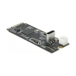 Konverteris M.2 Key B+M (vyri&scaron;kas) į USB Type-C (moteri&scaron;ką), DeLOCK, 63174