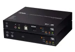 ATEN CE990 True 4K DP/HDMI optinis KVM prailgintuvas 10 km, siųstuvas ir imtuvas