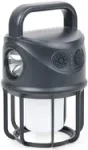 Kempingo žibintas TROIKA NIGHT OWL TOR20/BK LED įkraunamas, kompakti&scaron;kas ne&scaron;iojamas &scaron;viestuvas