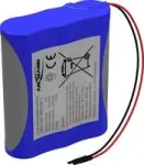 Ansmann 1S3P baterijų blokas 3x 18650 Laidas Li-Ion 3.6 V 10500 mAh (2447-3034-20)