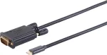 VGA kabelis ShiverPeaks BS10-59025 1 m USB C VGA (D-Sub) juodas