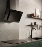 Vertikalus Eco Duo Stiklo Sieninis Gartraukis Juodas