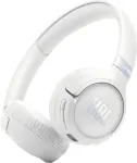 JBL Tune 680NC belaidės ausinės, ausinė juosta, laidinės/belaidės, skambučiams/muzikai, USB Type-C, Bluetooth, balta