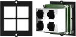 Bachmann Frame 4xbutton 4xRJ11 (917.198)