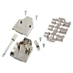 EFB-Elektronik E-MHDM35 15-K Full Metal D-Sub Hood 35&deg; Silver 15-pin (29561.1)