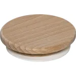 WECK medinis dangtelis 60 mm bukas