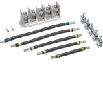 HAGER ZM15US Universal Connection Set 5-Pole for Busbar 12x5mm