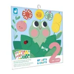 Janod daugiafunkcis kūrybos rinkinys 2 metų mažyliams &bdquo;My Arts & Crafts&ldquo;, apvalūs lipdukai &bdquo;Aplink tvenkinį&ldquo;