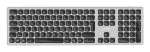 2DIRECT LogiLink Multi-Device Wireless Keyboard (Nordic QWERTY, Black)