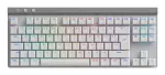 Klaviatūra Logitech G G515 LIGHTSPEED TKL, belaidė RF / Bluetooth / USB, QWERTY US International, balta