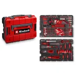 Einhell E-CASE 370570 80 dalių universalus įrankių rinkinys (raudonas/juodas)