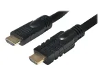 LogiLink CHA0025 HDMI laidas 25 m HDMI A tipo (standartinis) juodas