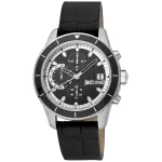 JUST CAVALLI MAN Laikrodis JC1G215L0015 42mm juodas ciferblatas, odinė apyrankė