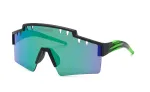 PHILIPP PLEIN SPORT SSP001-99U28V Vyri&scaron;ki Akiniai nuo Saulės &ndash; Juodas Rėmas, Pilki Lę&scaron;iai, Skydo Stilius