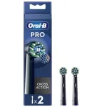 Oral-B EB50BRX-4 CrossAction keičiamos galvutės, juodos, 4 vnt.
