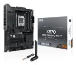 Motininė plok&scaron;tė ASUS X870 MAX GAMING WIFI7 ATX &mdash; AMD X870, Socket AM5, DDR5, 4 DIMM, 256 GB, Wi‑Fi 7, Bluetooth 5.4, 3 M.2, 2x USB4 Gen3x2