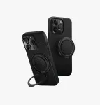 UNIQ Keva Air Dėklas, skirtas iPhone 16 Pro 6,3 colio, MagClick įkrovimui, anglies juodos spalvos