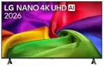LG 55NU800B3LA 55 colių (139 cm) 4K NanoCell UHD Smart TV su webOS ir AI procesoriumi