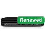 HP EliteDesk 805 G6 Desktop Mini PC, AMD Ryzen 5 PRO 4650GE, 16 GB RAM, 256 GB SSD, AMD Radeon Graphics, Windows 11 Pro (atnaujintas, A klasės)