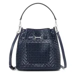 Michael Kors Jet Set Navy Signature Logo crossbody krep&scaron;ys 35S6S2ZC1YNAV