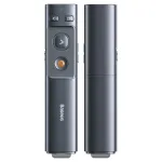 Baseus Orange Dot belaidis pristatymo pultelis su raudonu lazeriniu žymekliu (2.4GHz, USB-A, Space Grey)