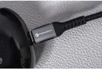 FORCELL F-Energy Cafule USB-C į USB-C laidas 1,2 m, 240 W, 5 A, PD, QC 4.0, pintas, juodas | Kur.lt