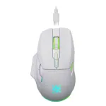 Belaidė pelė DEFENDER Stix GM-009 RF &ndash; optinė 3200 DPI, 6 mygtukų, ambidekstrinė, USB RF, maitinama baterija, balta