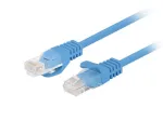 Lanberg PCU6-20CC-0200-B Cat6 U/UTP jungiamasis kabelis 2 m, mėlynas, 10 vnt. pakuotėje