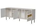 Cama INSERTO 3D1W komoda 190x40x80 ka&scaron;myro + LED