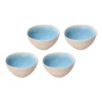 ROSE&TULIPANI Concerto Fuse Azzurro 4 vnt. vidutinių dubenėlių rinkinys, 15 cm