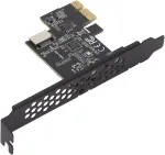 GEMBIRD UPC-U3 PCI Express USB 3.2 Gen 1 kortelė, 2x Type-A, SATA maitinimas, ASMedia mikroschema