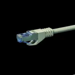 DSIT CAT 6a S/FTP LSOH tinklo jungiamasis laidas, 0,5 m, pilkas (DC-6A1-005)