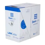 DSIT CAT6 S/FTP tinklo kabelis AWG 27/7 lankstus 305m pilkas CCA