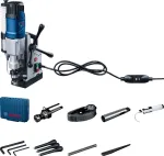 Bosch GBM 50-2 tiesinis gręžtuvas, 510 aps./min., 14,7 kg, juoda, mėlyna, nerūdijantis plienas