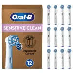 &Scaron;epetėlių galvutės Oral-B Sensitive Clean 12 vnt. Baltos