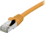 EXERTIS CONNECT Cat 6A S/FTP tinklo kabelis, 3 m, oranžinis, slim bend protection 858535