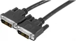 EXERTIS CONNECT DVI-D Single Link monitoriaus kabelis, 18+1 kontaktų, male to male, 1,8 m, juodas 127475