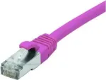 EXERTIS CONNECT Cat 6 F/UTP komutacinis kabelis, PoE, be halogenų, rožinis, 10 m 854437