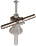 DEHN + S&Ouml;HNE NIRO-K pilkas laidas laikiklis apvaliems laidininkams 6-10 mm, auk&scaron;tis 30 mm 250001